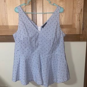 Lane Bryant Peplum Tank